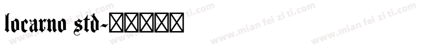 locarno std字体转换